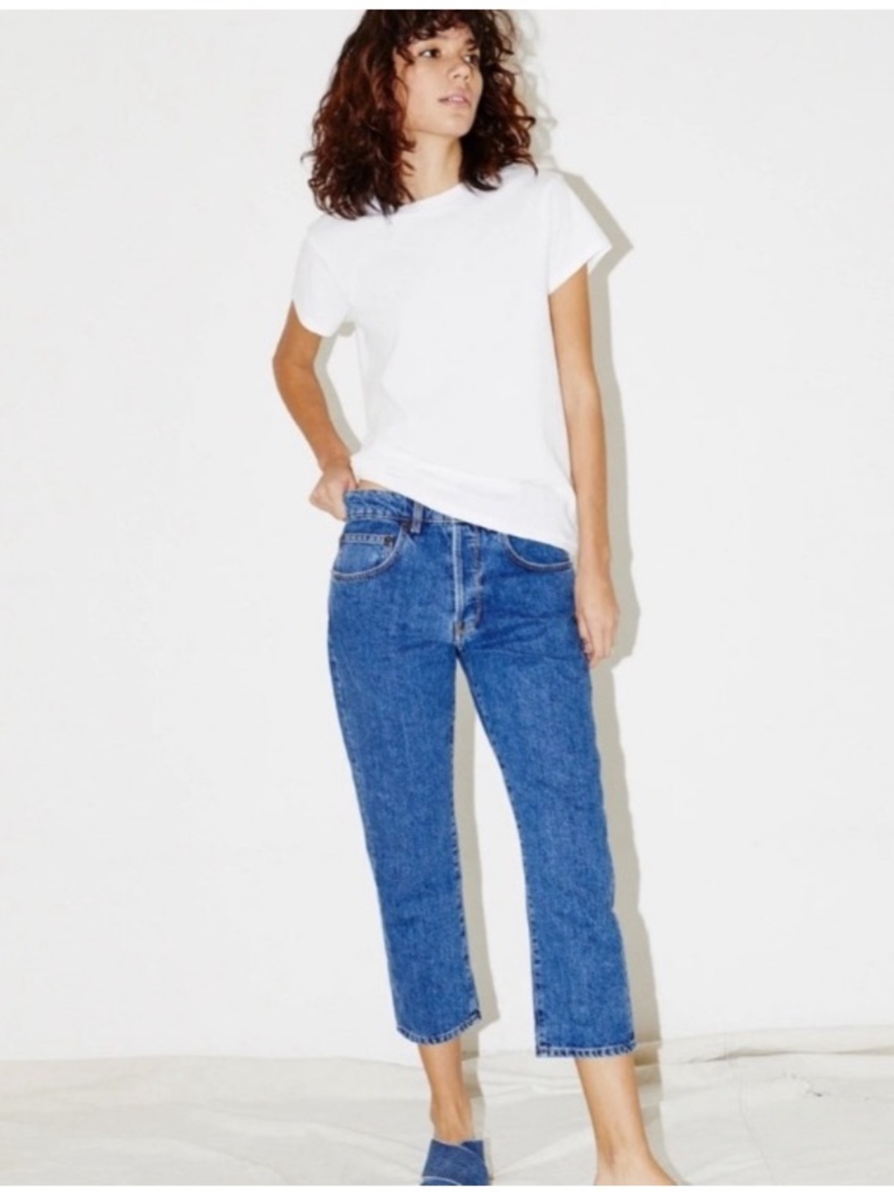 6397 Shorty Jeans in Skater Blue